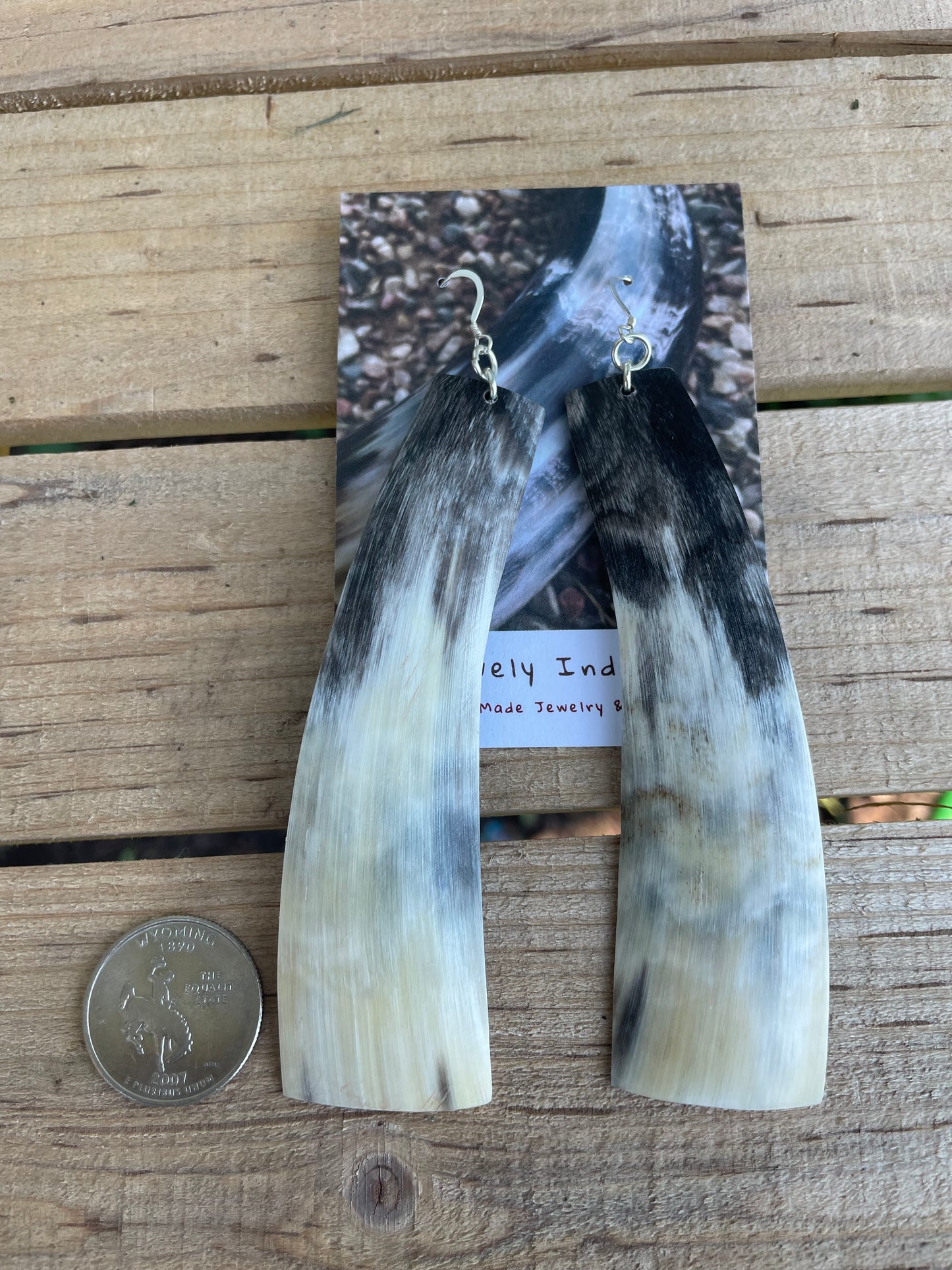 Bullhorn Zoongide’ewin Earrings