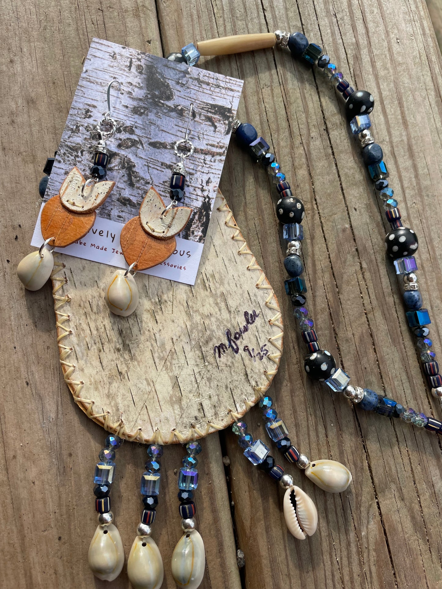 Birchbarkberry Floral Birchbark Medallion Set