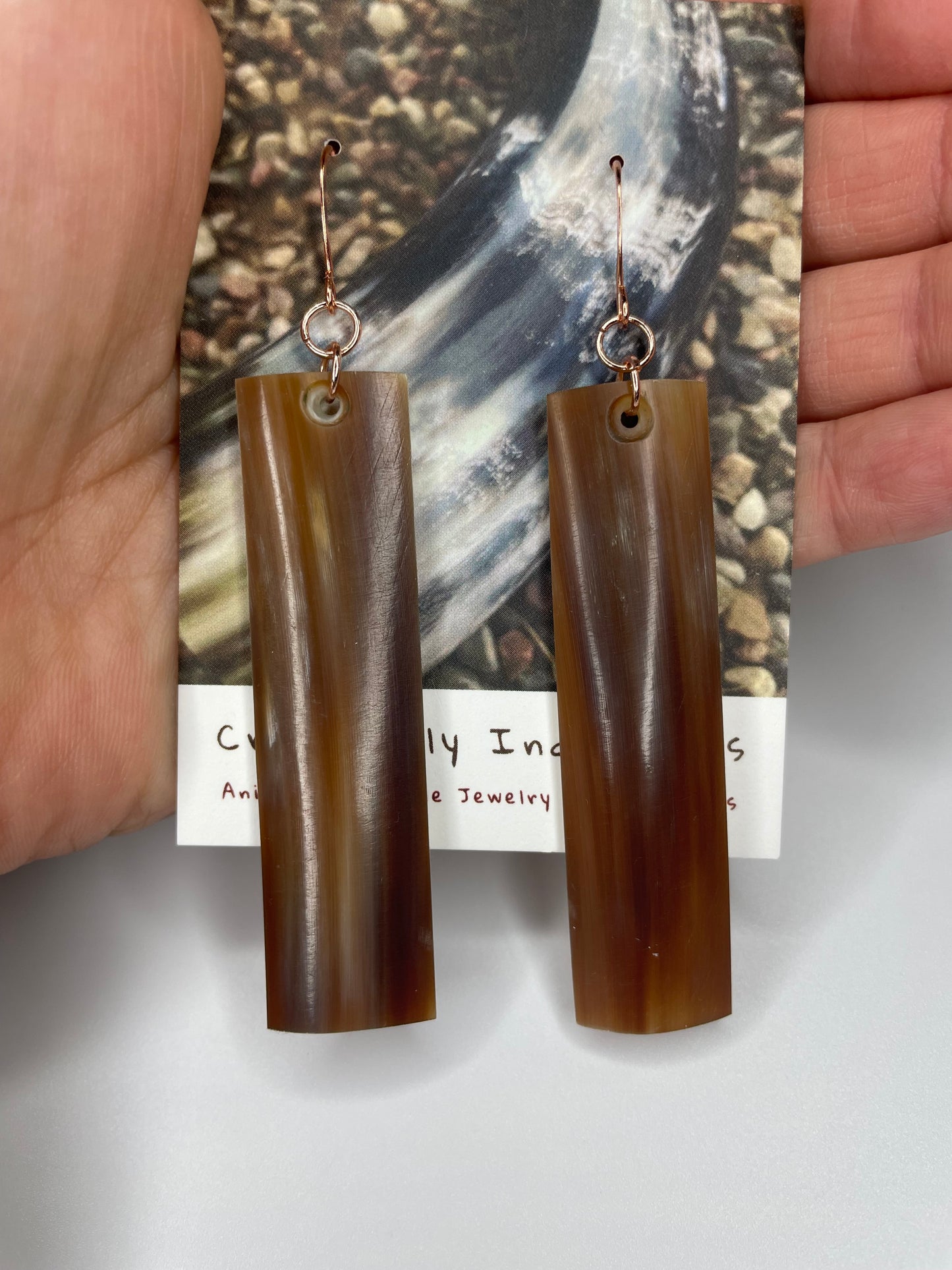 Bullhorn Zoongide’ewin Earrings