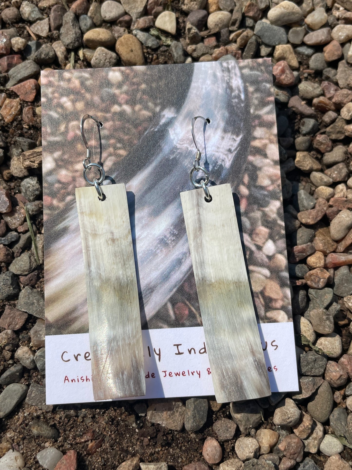 Bullhorn Zoongide’ewin Earrings