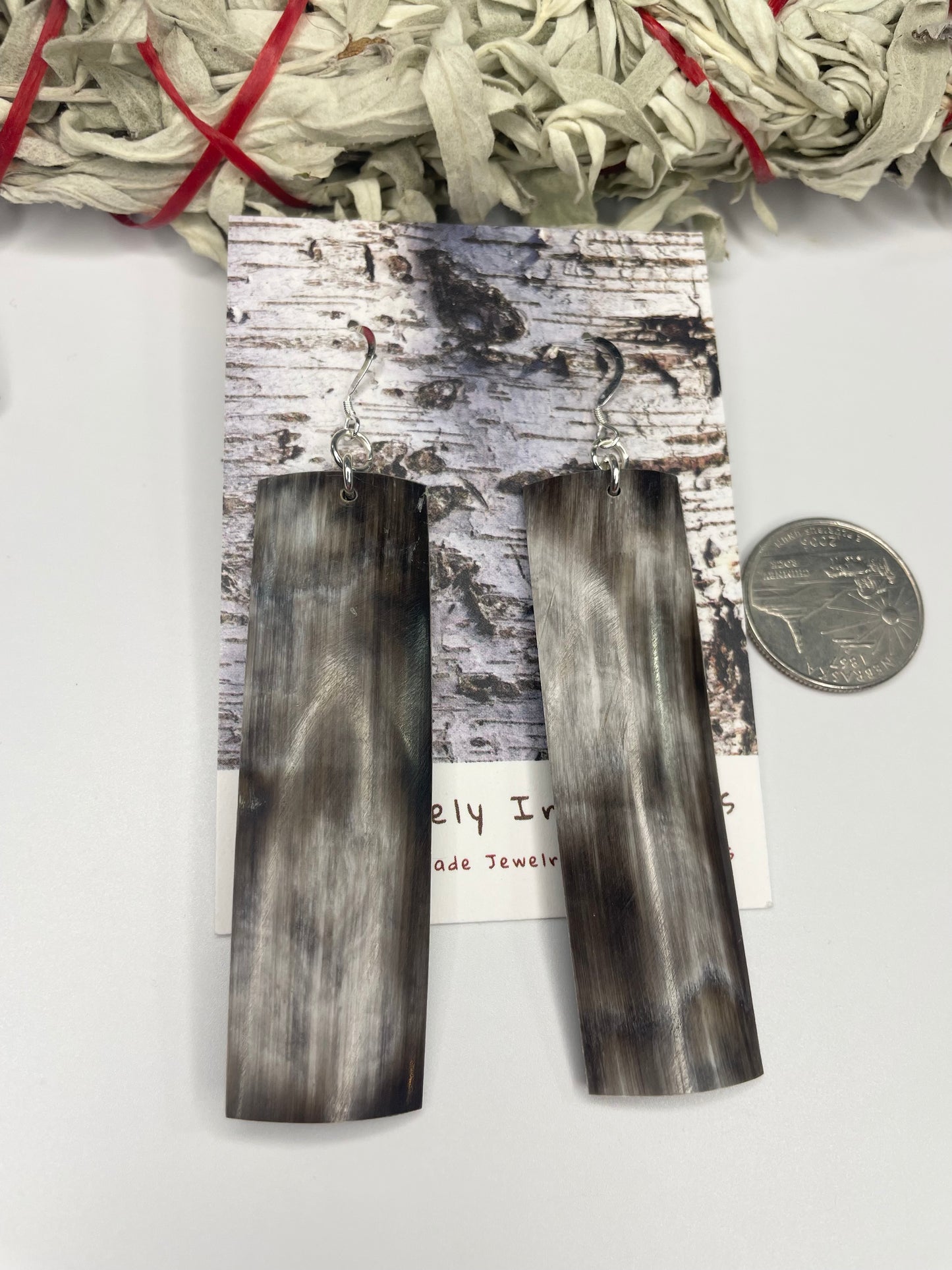 Bullhorn Zoongide’ewin Earrings