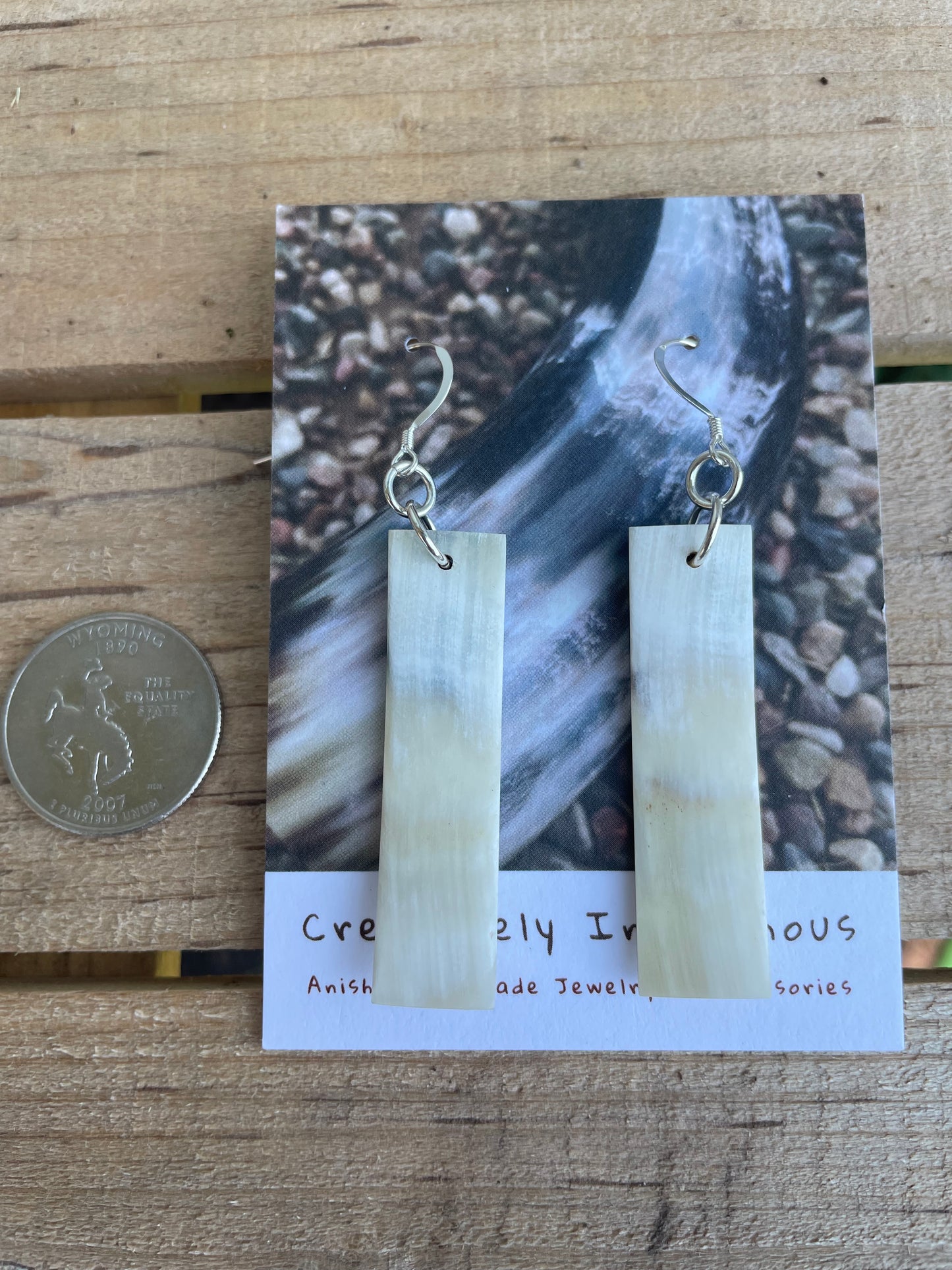 Bullhorn Zoongide’ewin Earrings