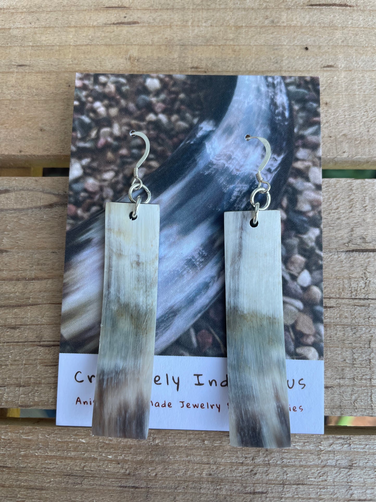 Bullhorn Zoongide’ewin Earrings