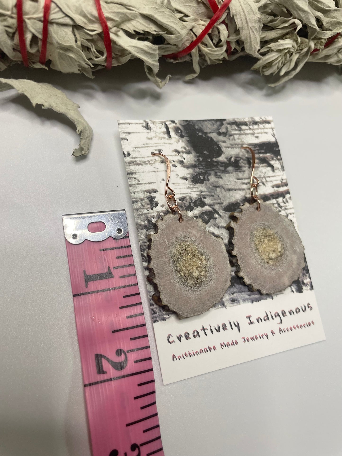 Waawaashkeshi Antler Earrings