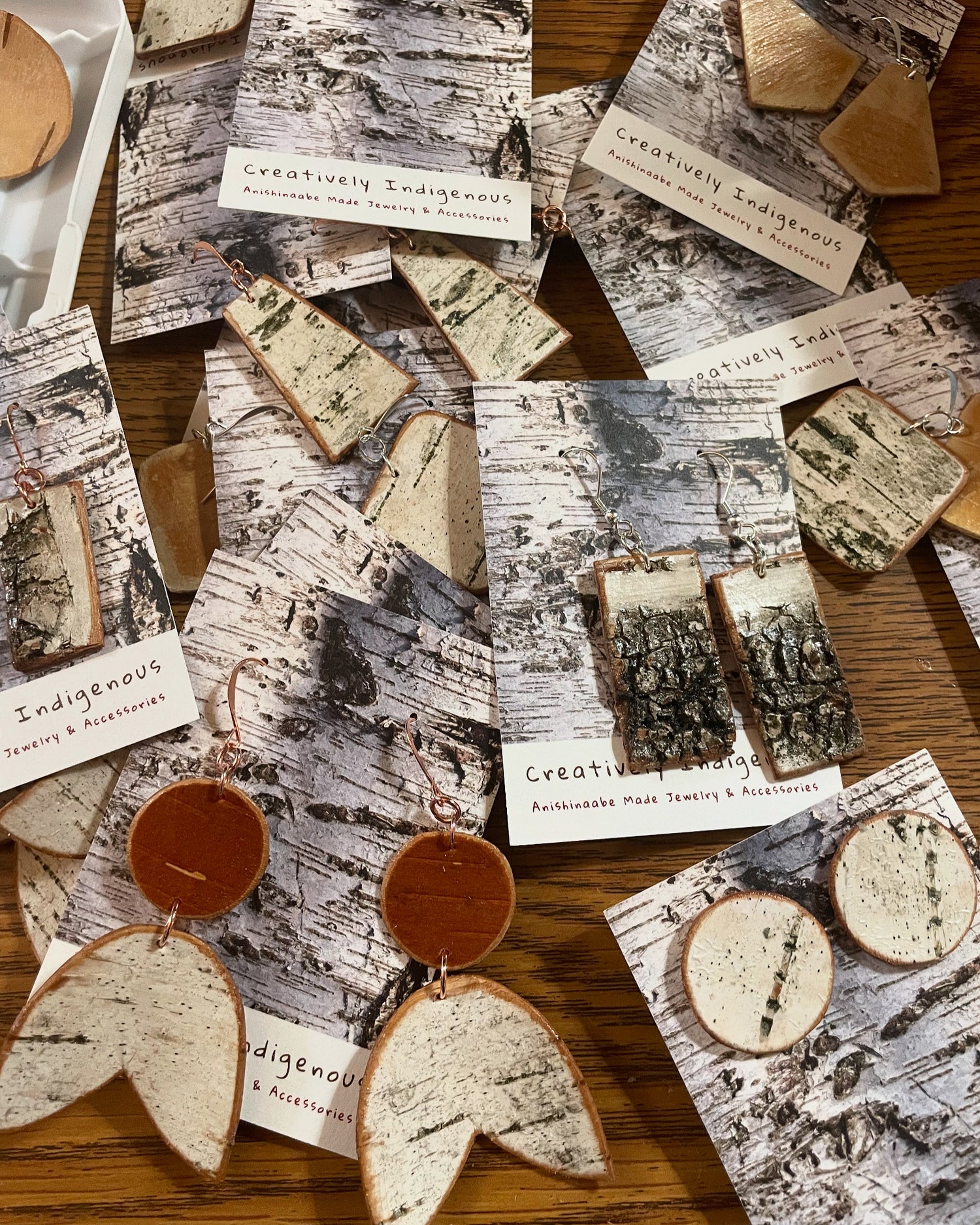 Birchbark Earrings