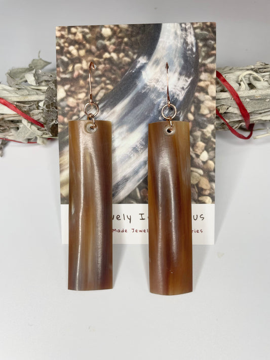 Bullhorn Zoongide’ewin Earrings