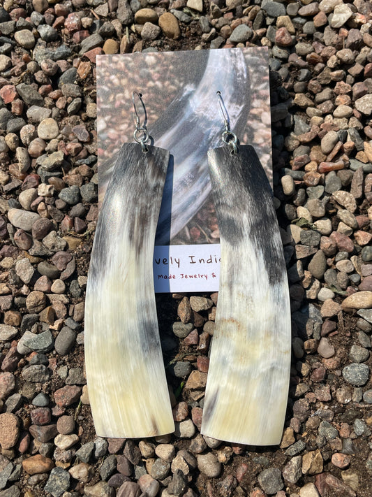 Bullhorn Zoongide’ewin Earrings
