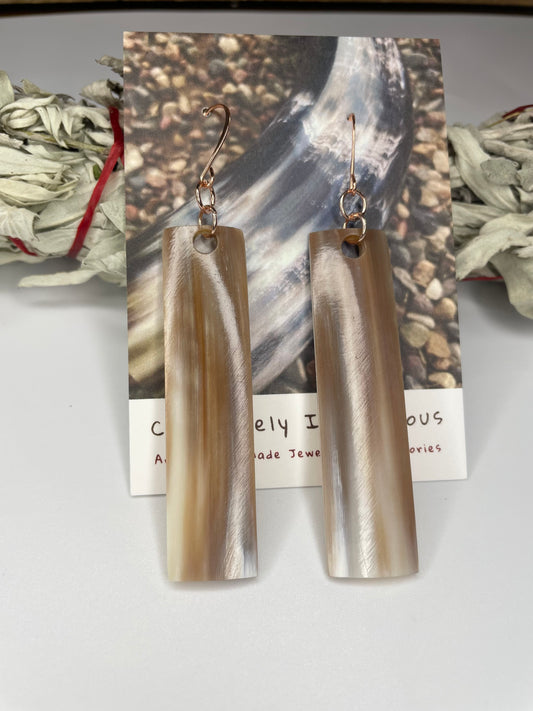 Bullhorn Zoongide’ewin Earrings
