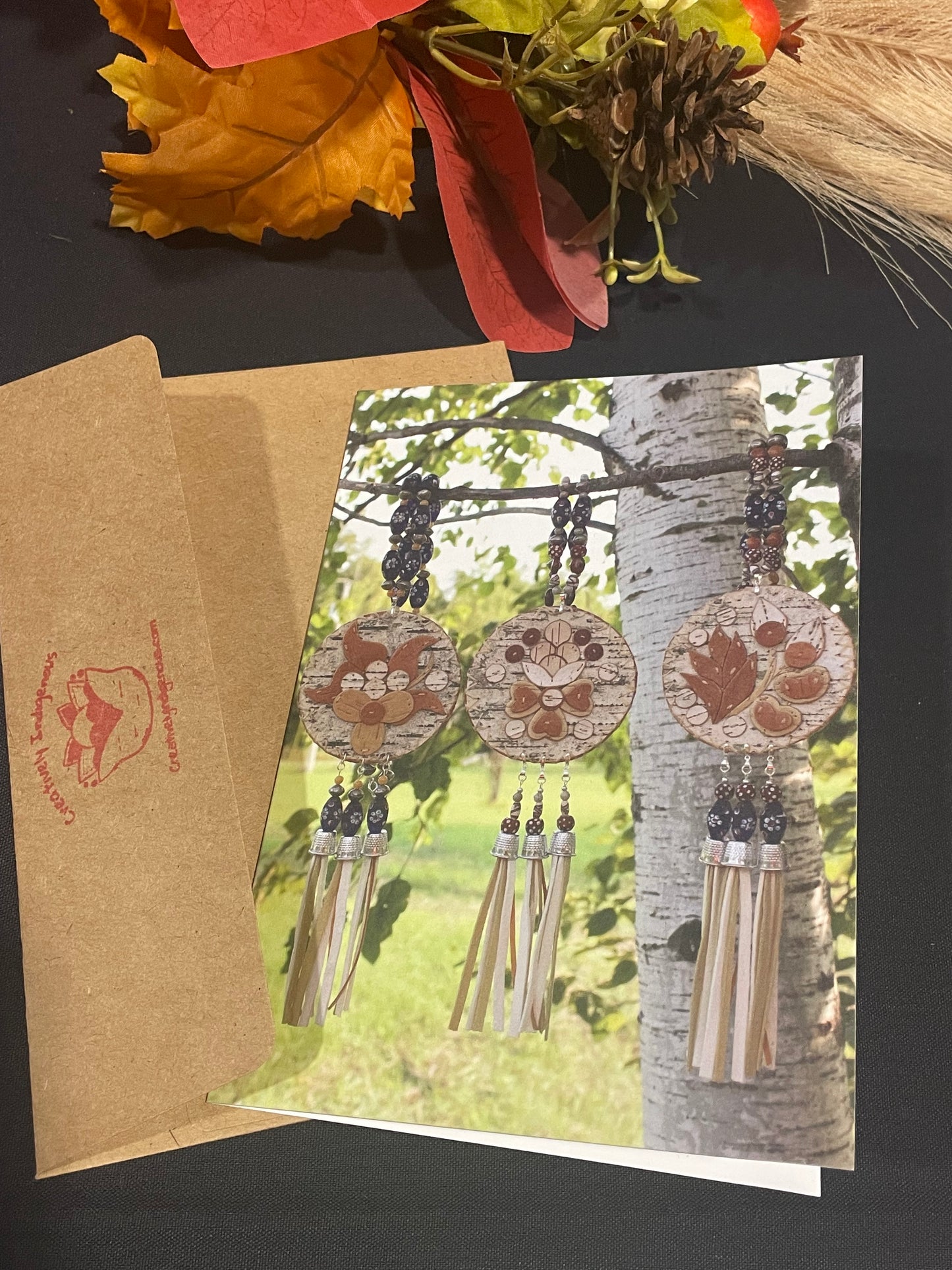 “Chi Miigwech” Birchbark Thank you Greeting Card