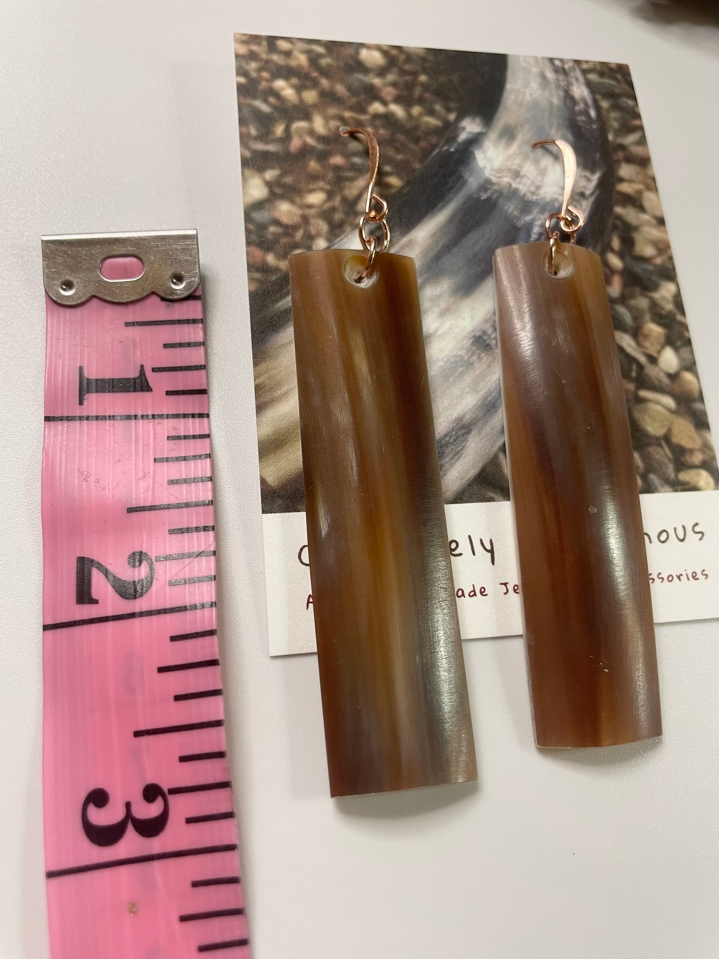 Bullhorn Zoongide’ewin Earrings