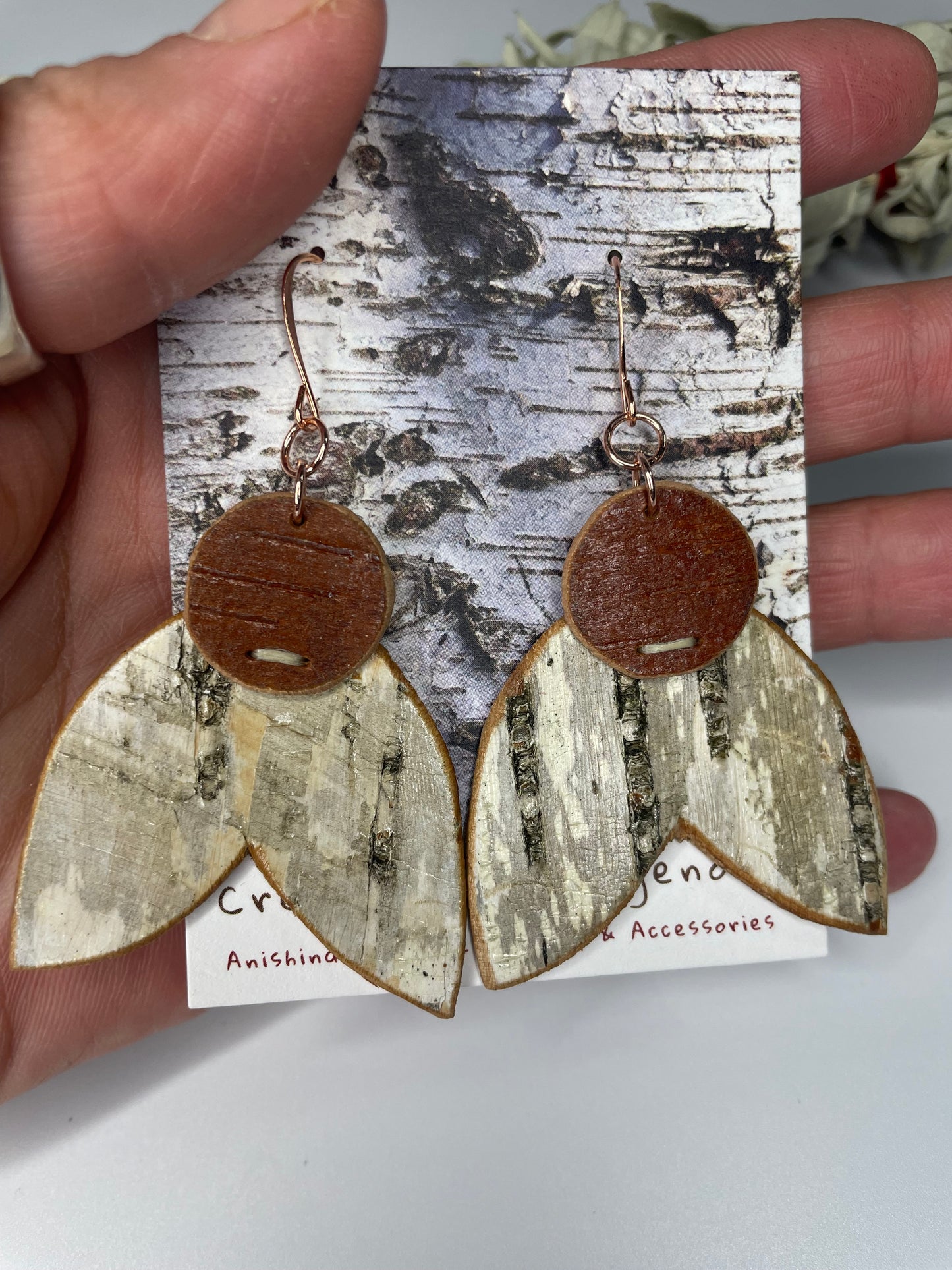 Large Wild Flower Earrings