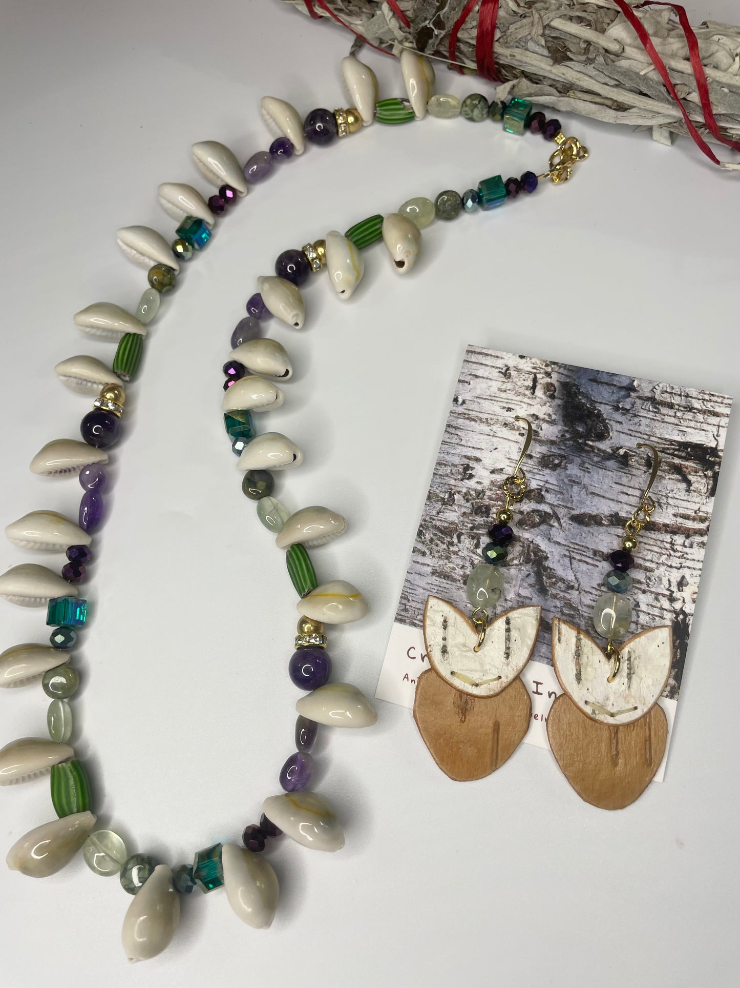 Birchbark Woodland Floral Set
