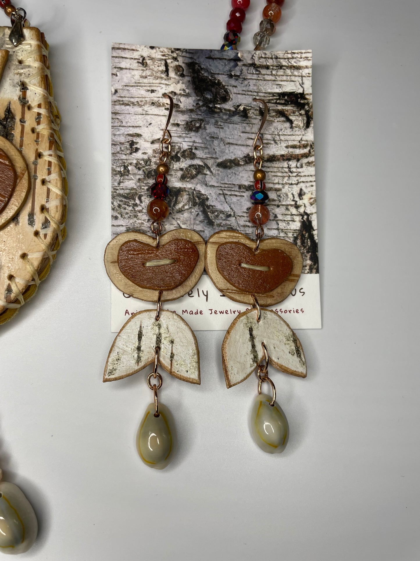 Birchbarkberry Floral Birchbark Medallion Set