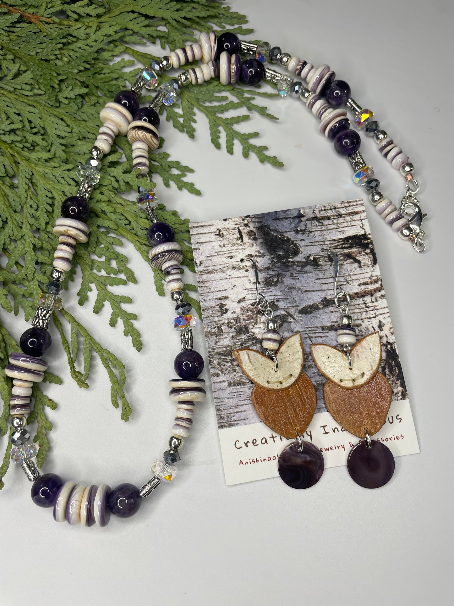 Birchbarkberry and Wampum Woodland Floral Set