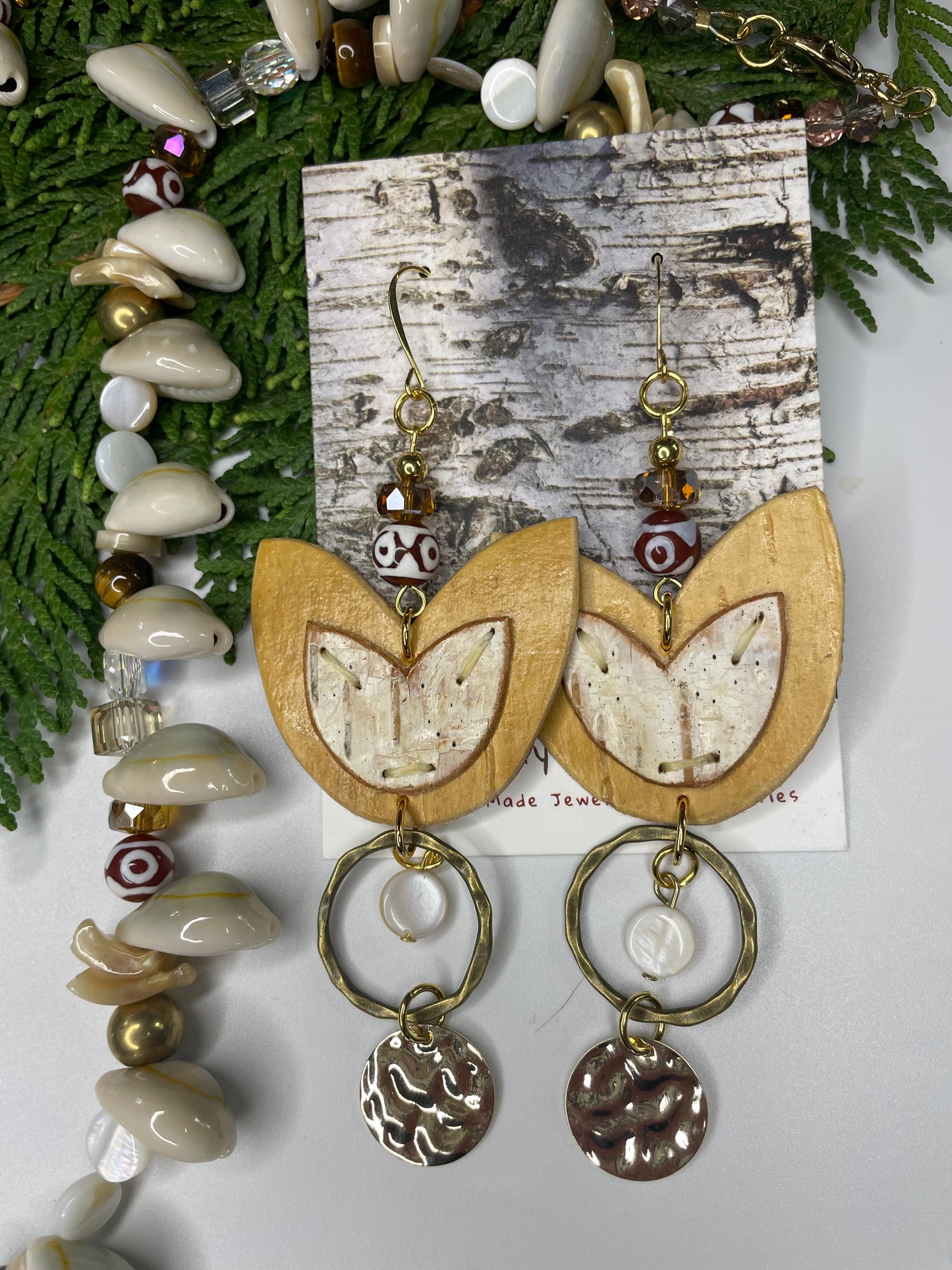 Birchbark Woodland Floral Set