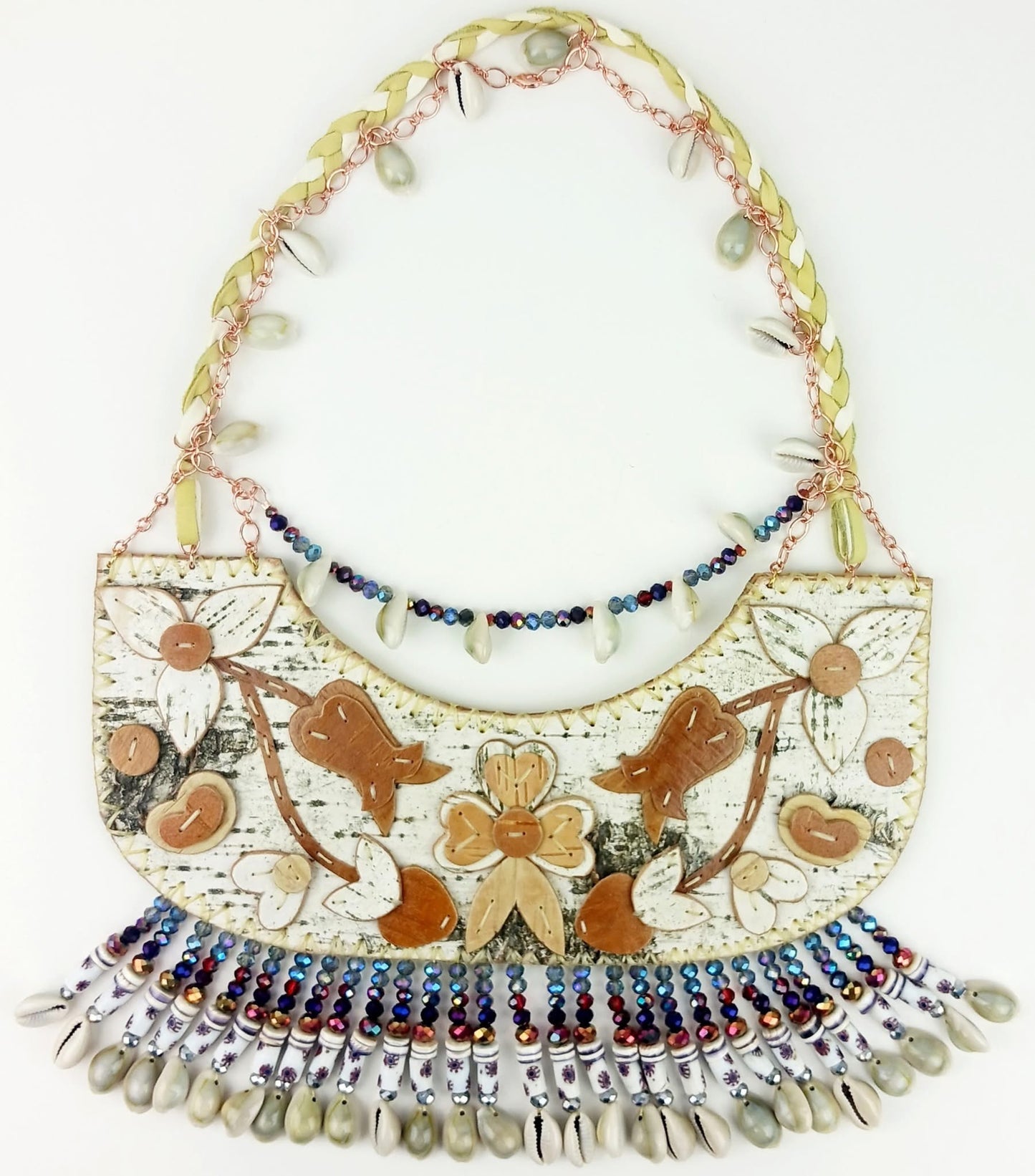 Anishinaabekwe Cape-Style Breastplate Necklace