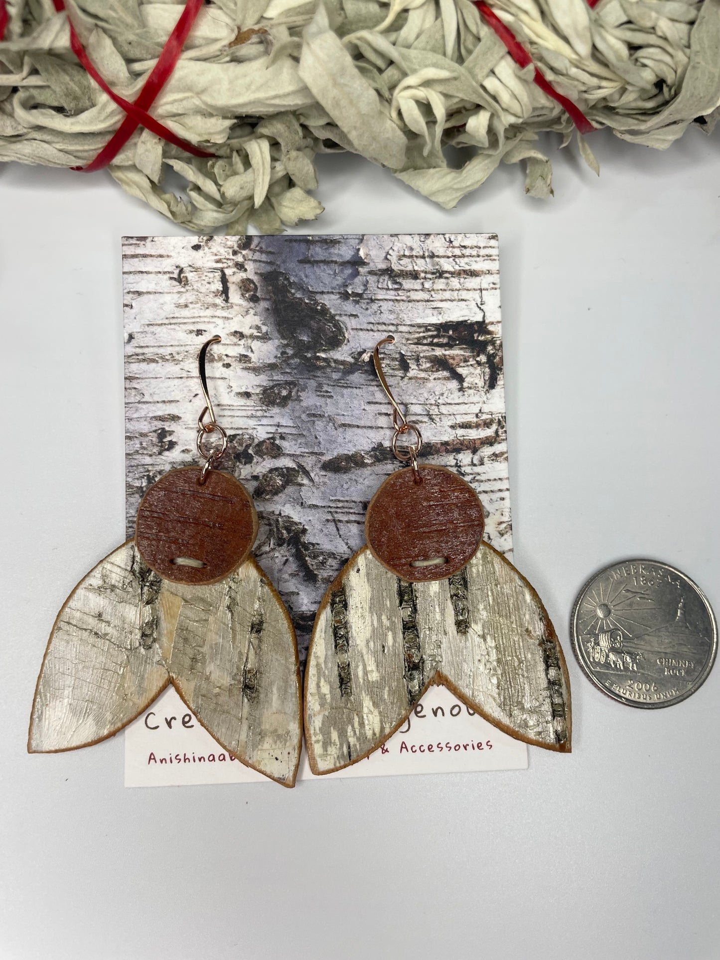 Large Wild Flower Earrings