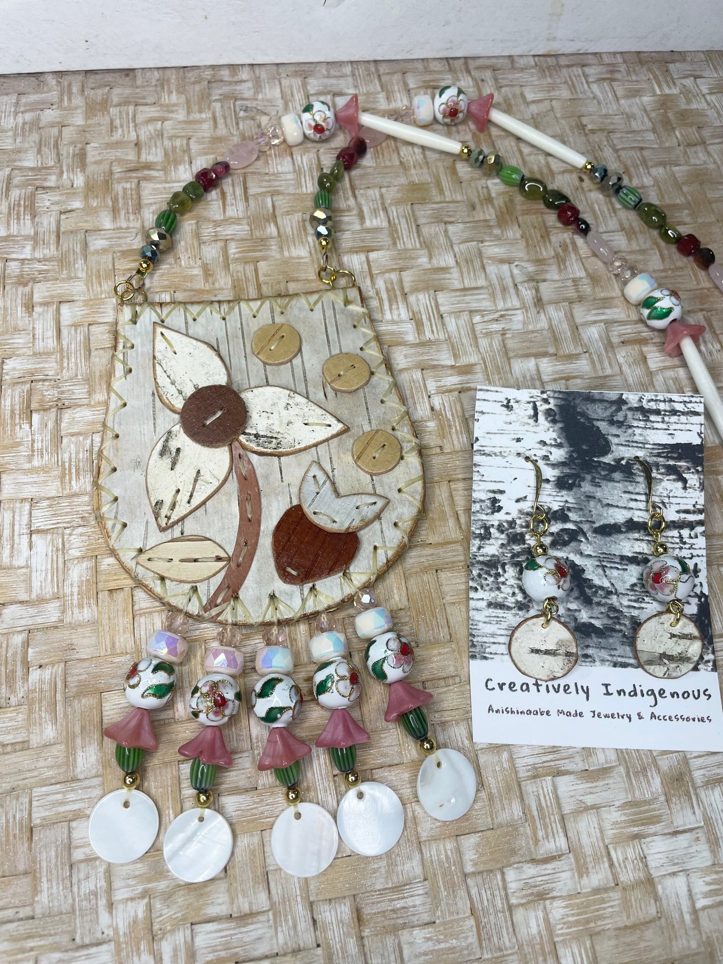 Birchbarkberry Floral Birchbark Medallion Set (Copy)