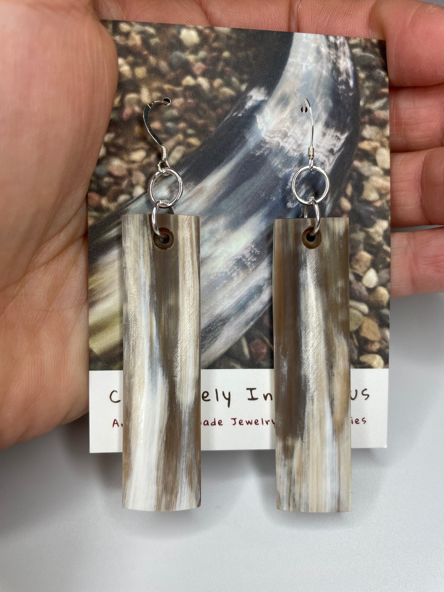 Bullhorn Zoongide’ewin Earrings