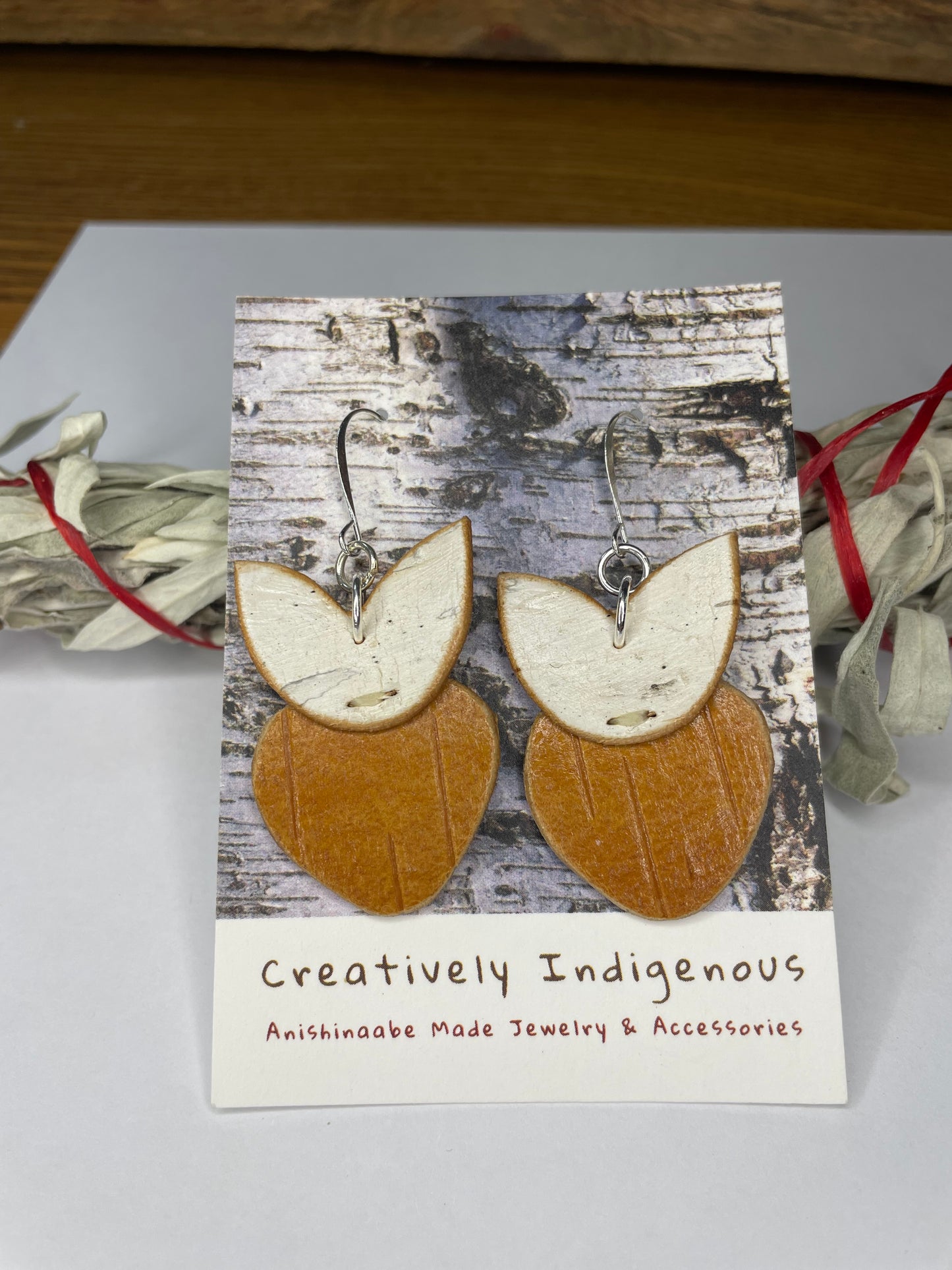 Birchbarkberry Earrings