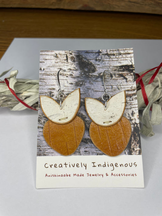Birchbarkberry Earrings
