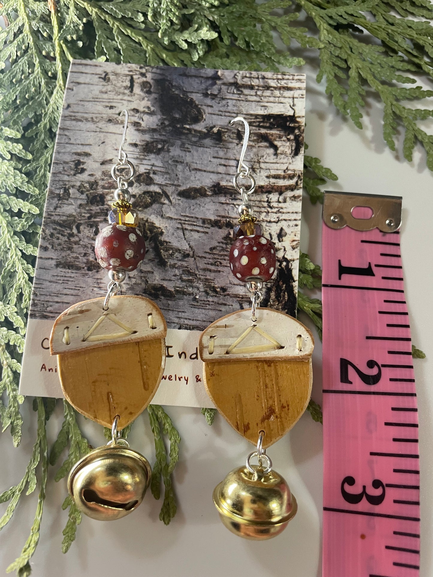 Acorn Birchbark Earrings