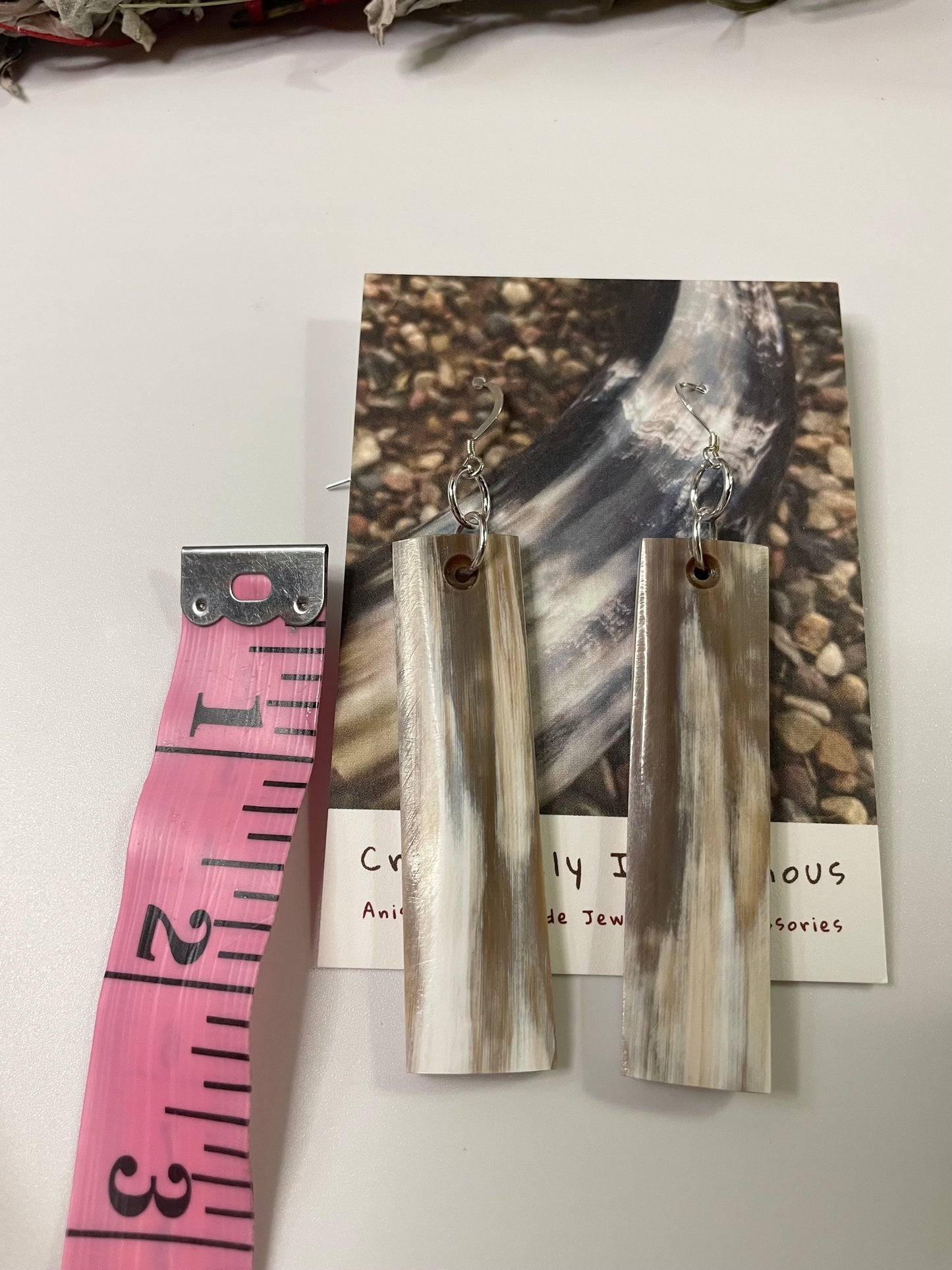 Bullhorn Zoongide’ewin Earrings