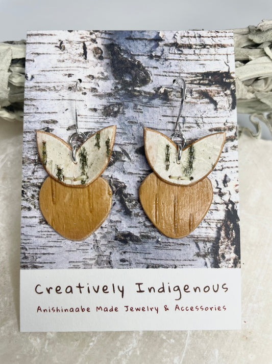 Birchbarkberry Earrings