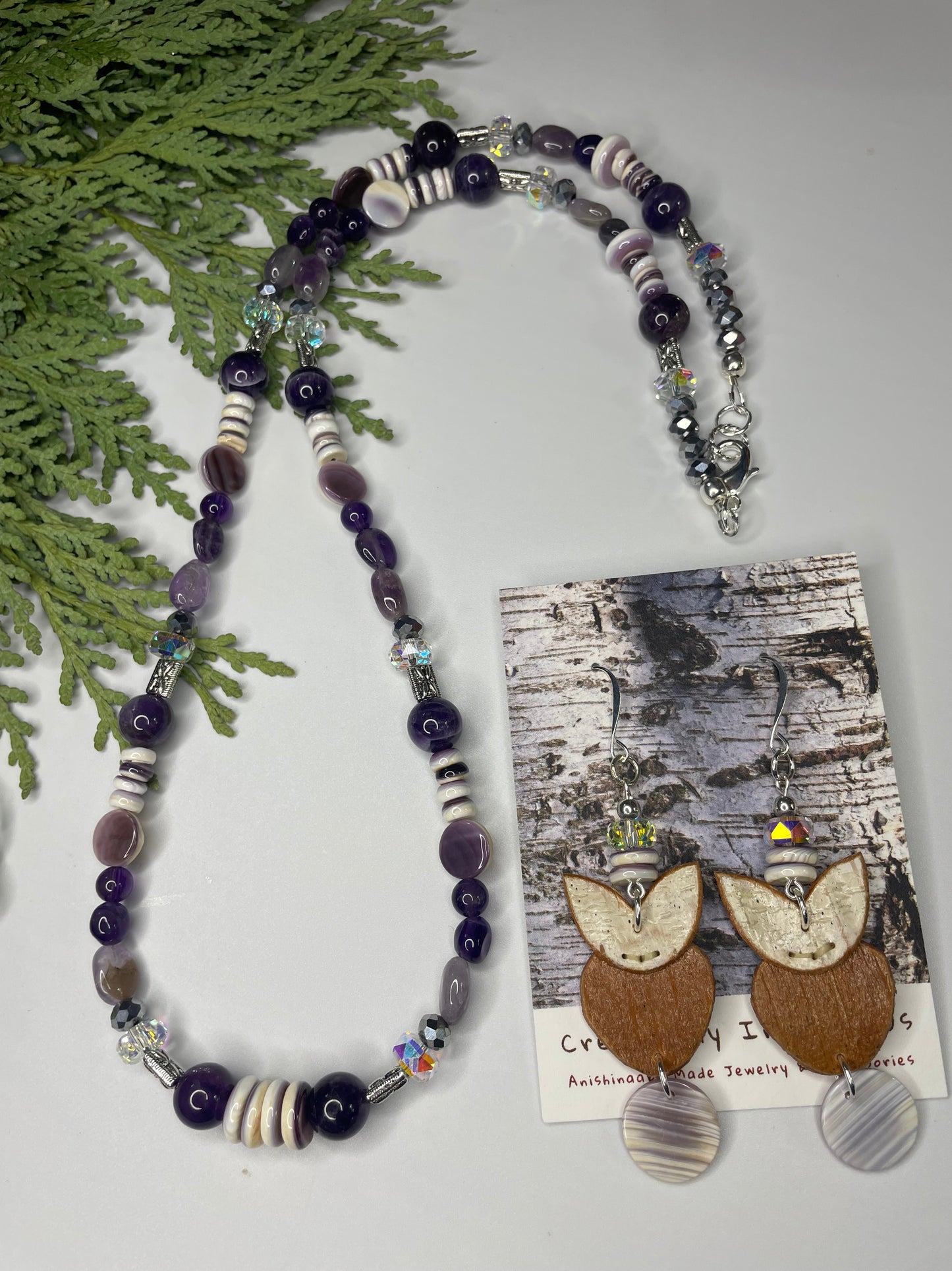 Birchbarkberry and Wampum Woodland Floral Set