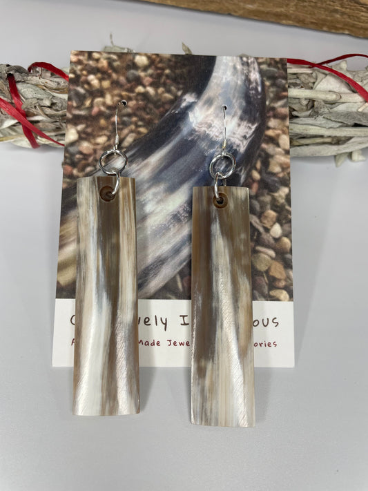 Bullhorn Zoongide’ewin Earrings