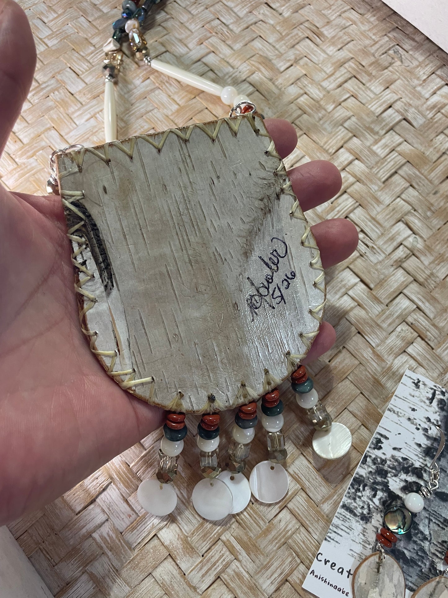 Birchbarkberry Floral Birchbark Medallion Set