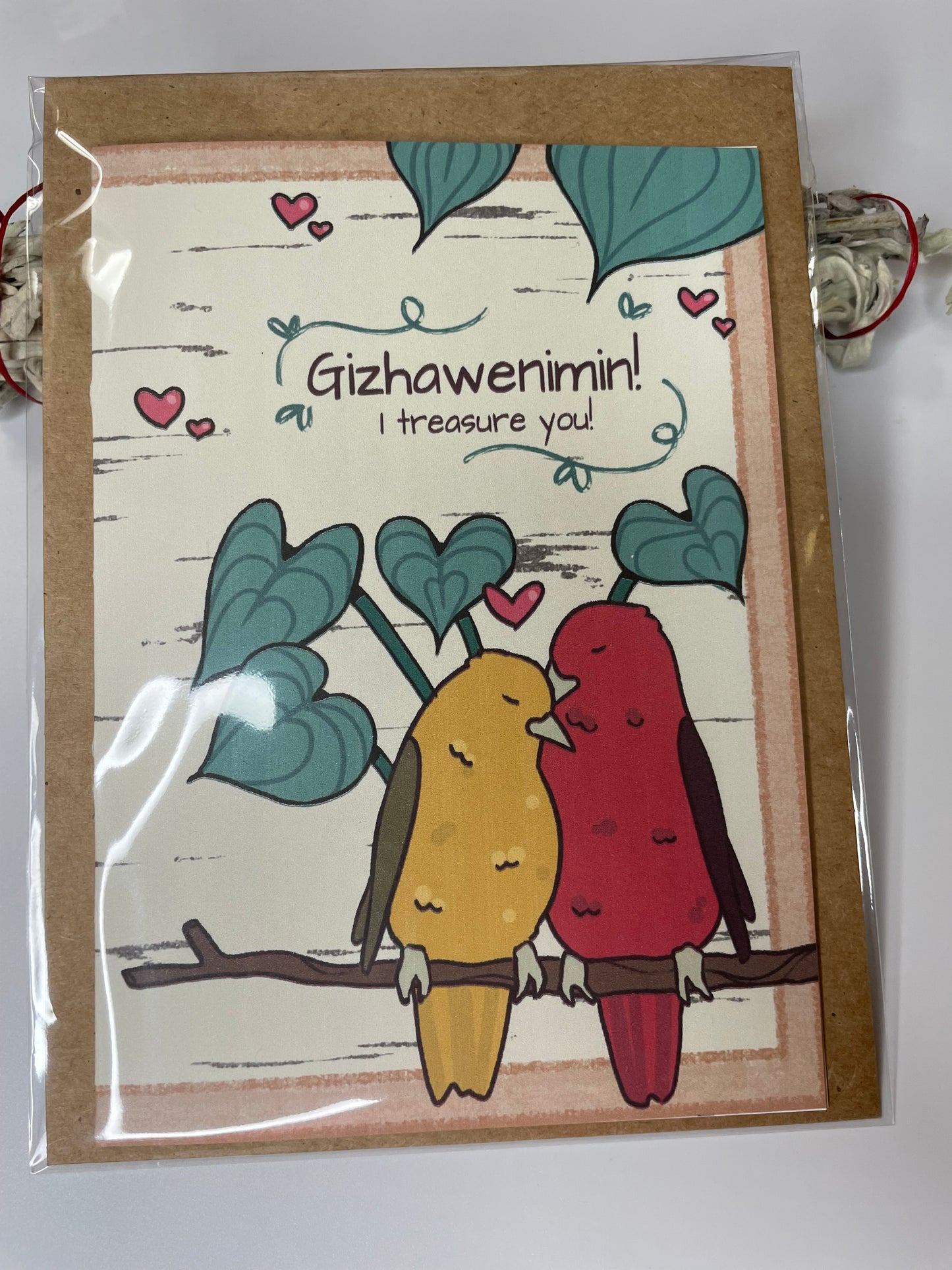 “Gizhawenimin” I Love You Greeting Card