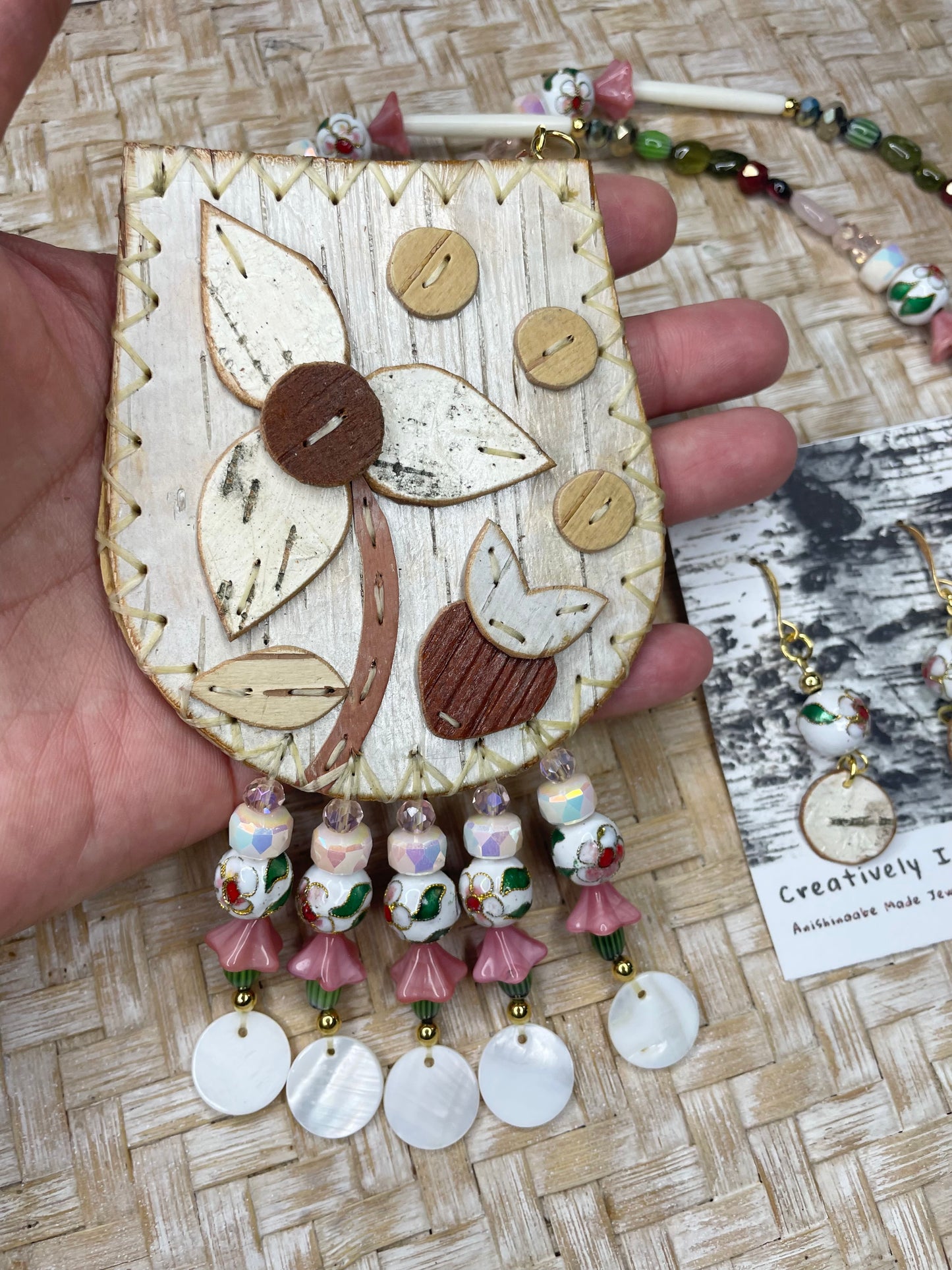 Birchbarkberry Floral Birchbark Medallion Set (Copy)