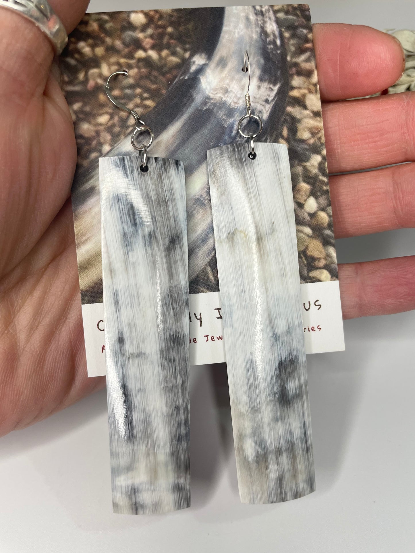 Bullhorn Zoongide’ewin Earrings