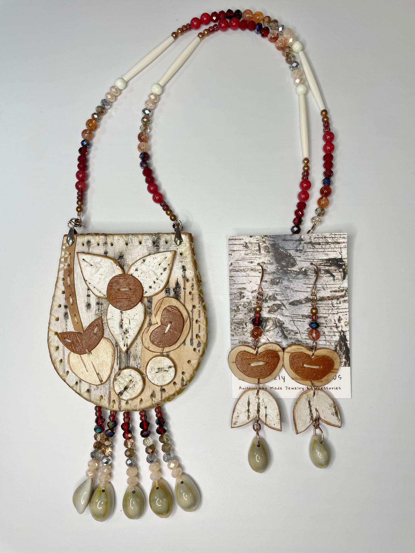 Birchbarkberry Floral Birchbark Medallion Set