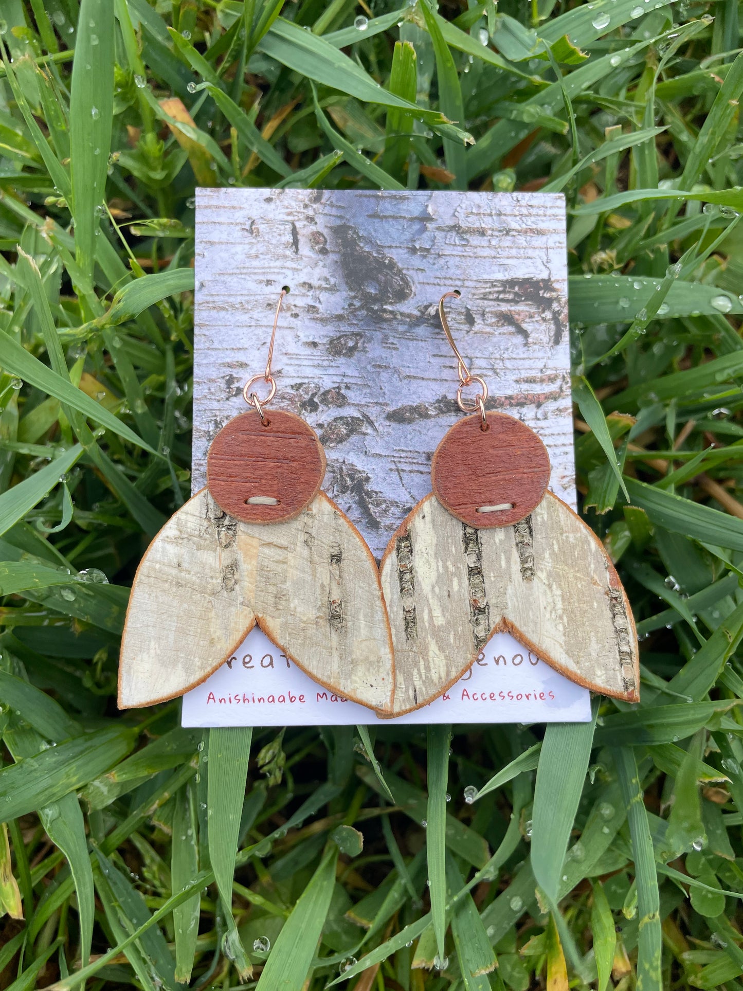 Large Wild Flower Earrings