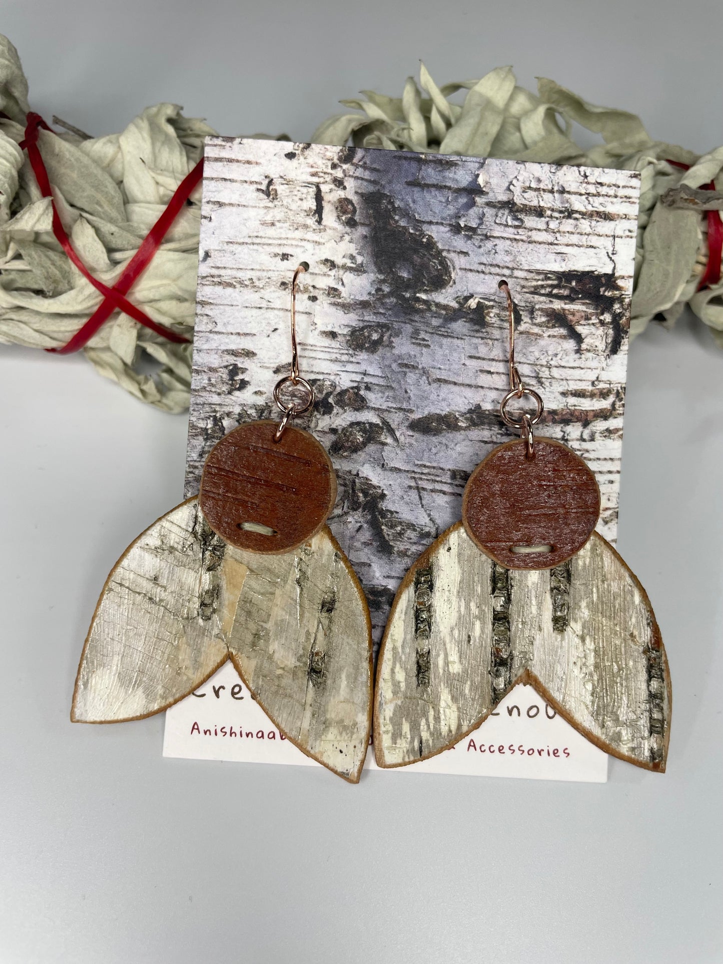 Large Wild Flower Earrings